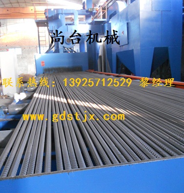 鋼筋表面除銹專用全自動噴丸機(jī) 全自動通過式拋丸機(jī)