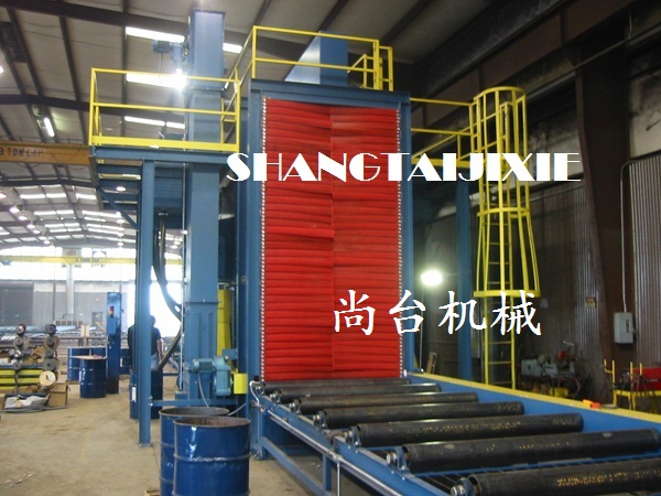 鋼管內(nèi)外壁清理--輥道式拋丸機(jī)